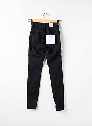 Jeans skinny push-up taille haute noir GUESS femme