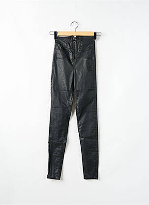 Pantalon slim taille haute taille haute noir GUESS femme