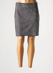 Jupe courte gris ICHI pour femme seconde vue