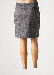 Jupe courte gris ICHI pour femme seconde vue