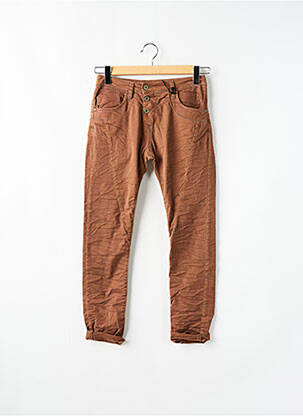 Pantalon 7/8 marron PLEASE pour femme