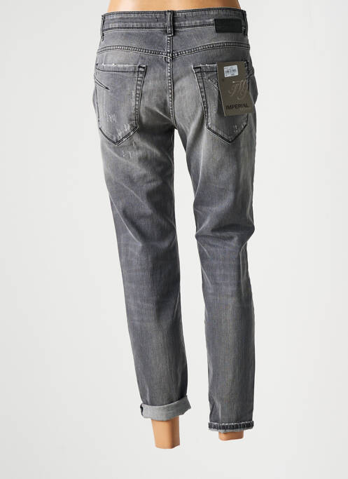 Jeans coupe slim gris IMPERIAL pour femme