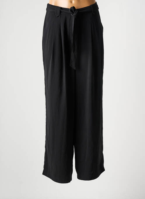 Pantalon large noir ICHI pour femme