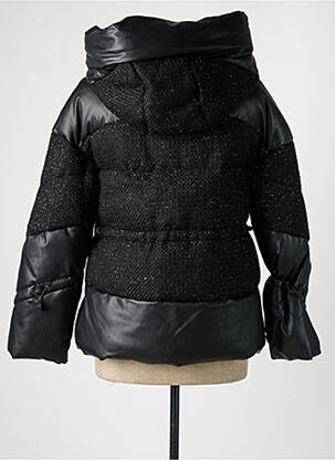 Doudoune poches a capuche noir GUESS femme