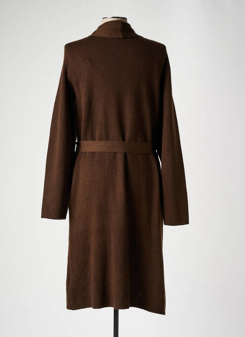 Gilet manches longues marron GUESS pour femme