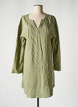 Robe courte vert CREAM femme