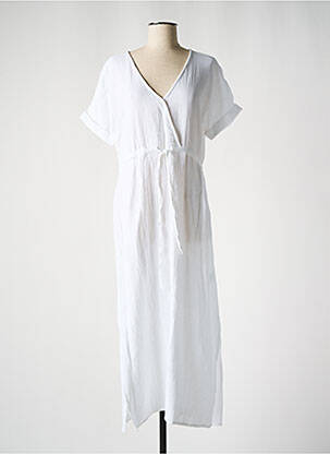 Robe longue blanc C'EST BEAU LA VIE pour femme