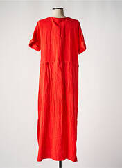 Robe longue rouge C'EST BEAU LA VIE pour femme seconde vue