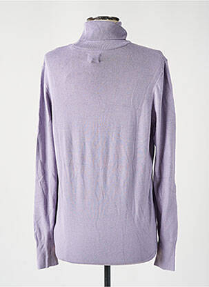 Pull col roulé violet MUSTANG femme