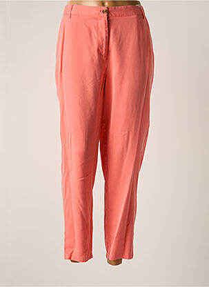 Pantalon 7/8 taille élastique taille normale rose C'EST BEAU LA VIE femme
