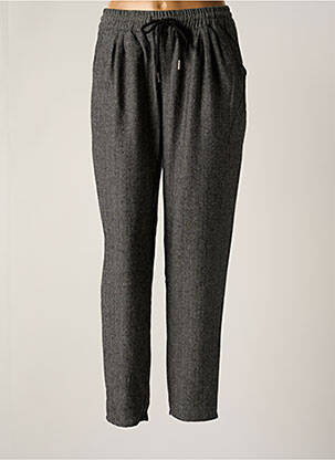Pantalon droit taille élastique taille normale gris MOLLY BRACKEN femme