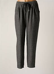 Pantalon droit taille élastique taille normale gris MOLLY BRACKEN femme