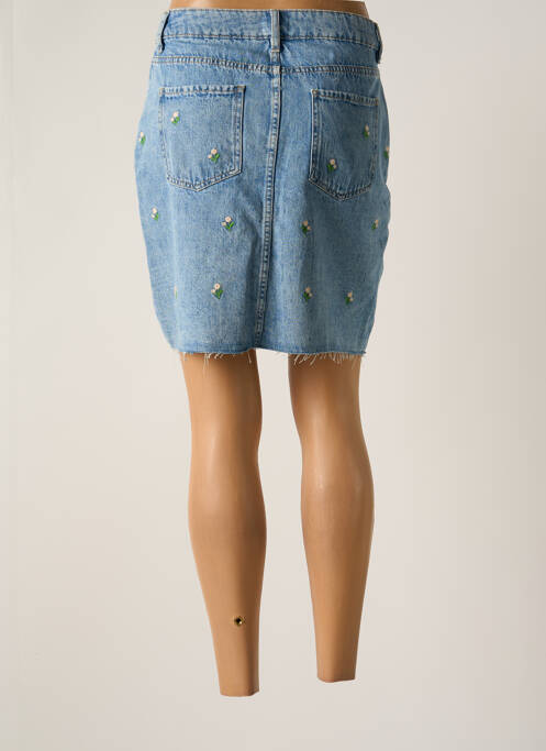 Jupe courte bleu C'EST BEAU LA VIE pour femme