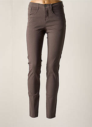 Pantalon slim gris CREAM pour femme