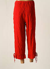 Pantalon 7/8 rouge G!OZE pour femme seconde vue