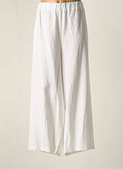 Pantalon large blanc MALOKA pour femme seconde vue