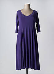 Robe longue violet MAT. pour femme seconde vue