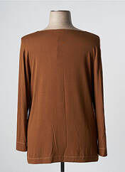 T-shirt marron FRANCK ANNA pour femme seconde vue