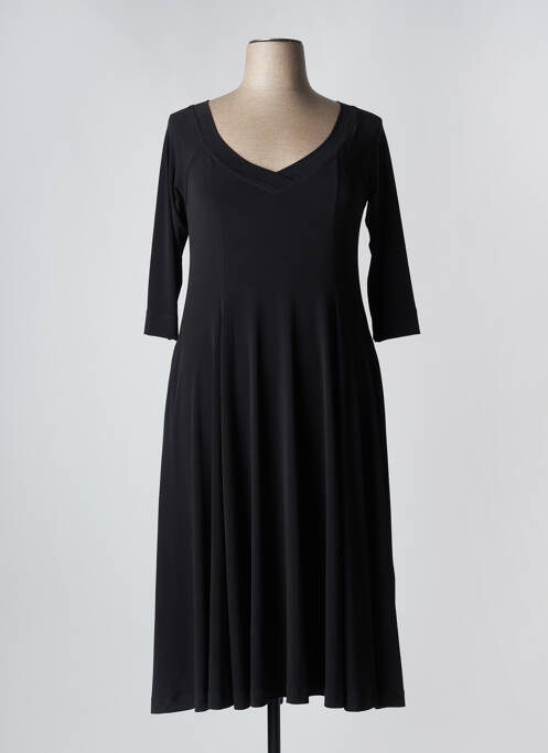 Robe longue noir MAT. pour femme