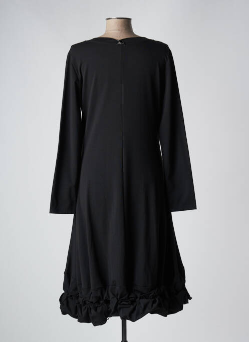 Robe mi-longue noir BORIS INDUSTRIES pour femme