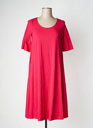 Robe mi-longue manches courtes manches courtes rose MES SOEURS ET MOI femme