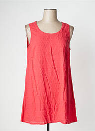 Robe courte sans manche sans manche rouge MES SOEURS ET MOI femme