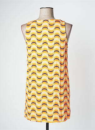 Tunique sans manche tissage jersey orange SURKANA femme