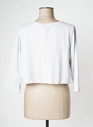 Veste casual col rond gris MES SOEURS ET MOI femme