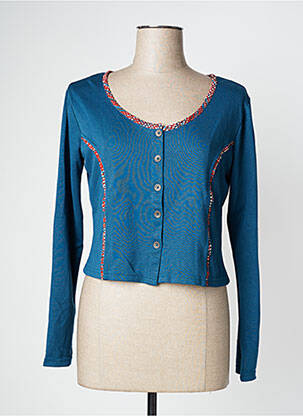 Veste casual col rond bleu PRETTY VACANT femme