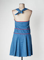 Robe courte bleu PRINCESSE TAM-TAM pour femme seconde vue