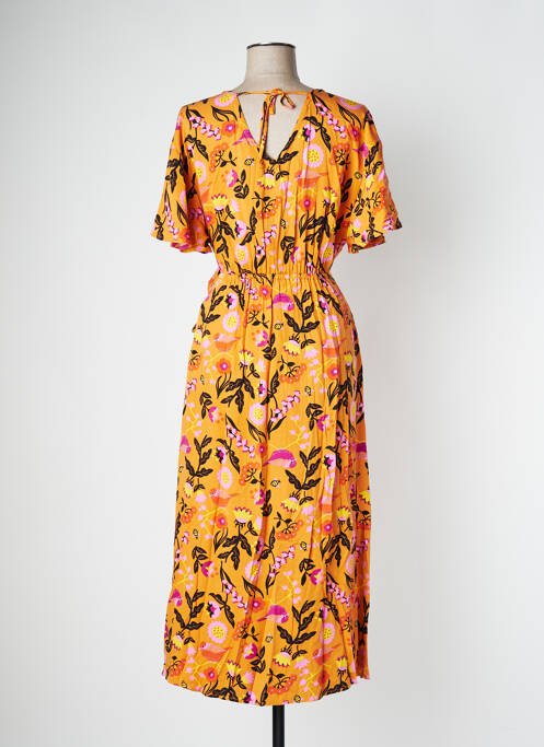 Robe longue orange BLUTSGESCHWISTER pour femme