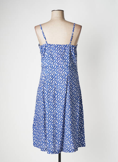 Robe mi-longue bleu KALI YOG pour femme