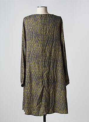Robe mi-longue imprimé fantaisie manches longues vert MES SOEURS ET MOI femme