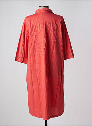 Robe mi-longue manches 3/4 manches 3/4 rouge MES SOEURS ET MOI femme