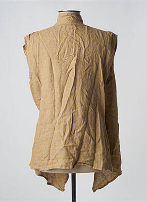 Veste casual coupe droite beige ARTHURIO LINO femme