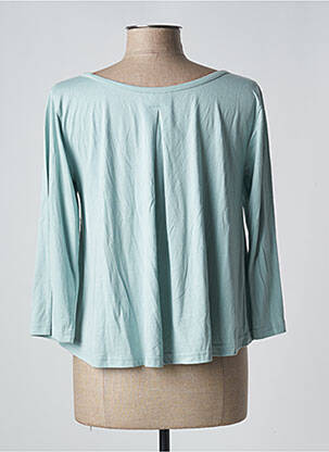 T-shirt manches 3/4 manches 3/4 bleu NID D'ABEILLE femme
