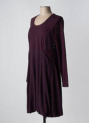 Robe mi-longue violet MAIS IL EST OU LE SOLEIL pour femme seconde vue