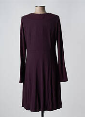 Robe mi-longue violet MAIS IL EST OU LE SOLEIL pour femme seconde vue