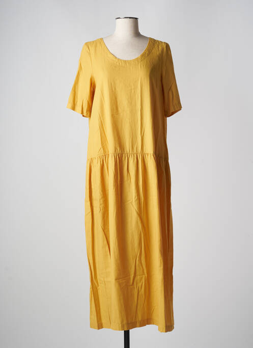 Robe longue jaune MES SOEURS ET MOI pour femme