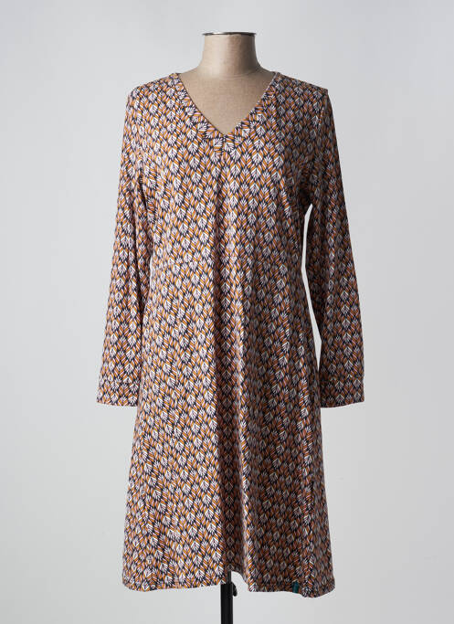Robe mi-longue rose TRANQUILLO pour femme