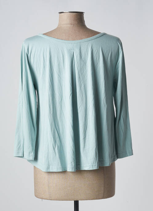 T-shirt bleu NID D'ABEILLE femme