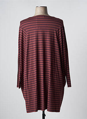 Robe mi-longue manches longues manches longues marron MES SOEURS ET MOI femme
