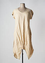 Robe mi-longue beige EXELLE pour femme seconde vue