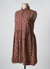 Robe mi-longue marron VINTAGE POESY pour femme seconde vue