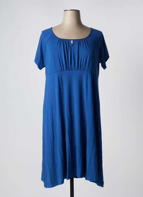 Robe mi-longue bleu EXELLE pour femme