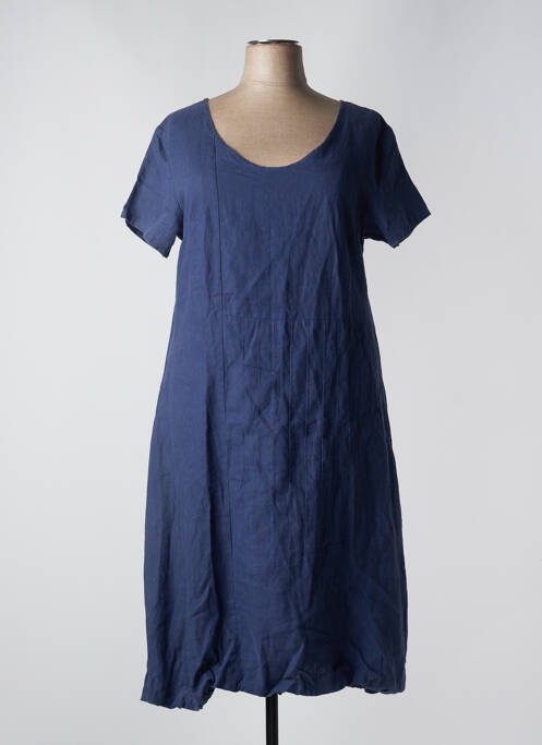 Robe mi-longue bleu KOKOMARINA pour femme