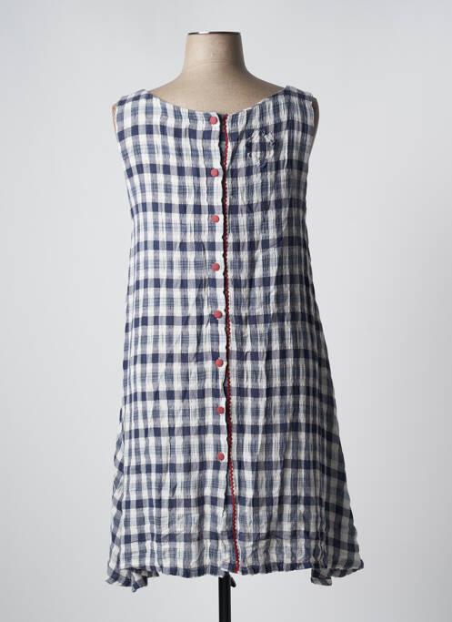 Robe mi-longue bleu LES PIPLETT'S pour femme