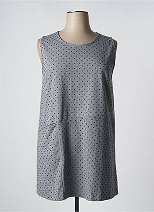 Tunique sans manche col rond gris G!OZE femme