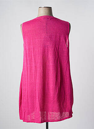 Tunique sans manche col rond rose KOKOMARINA femme