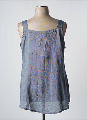 Tunique manches longues col v bleu OLIVER JUNG femme